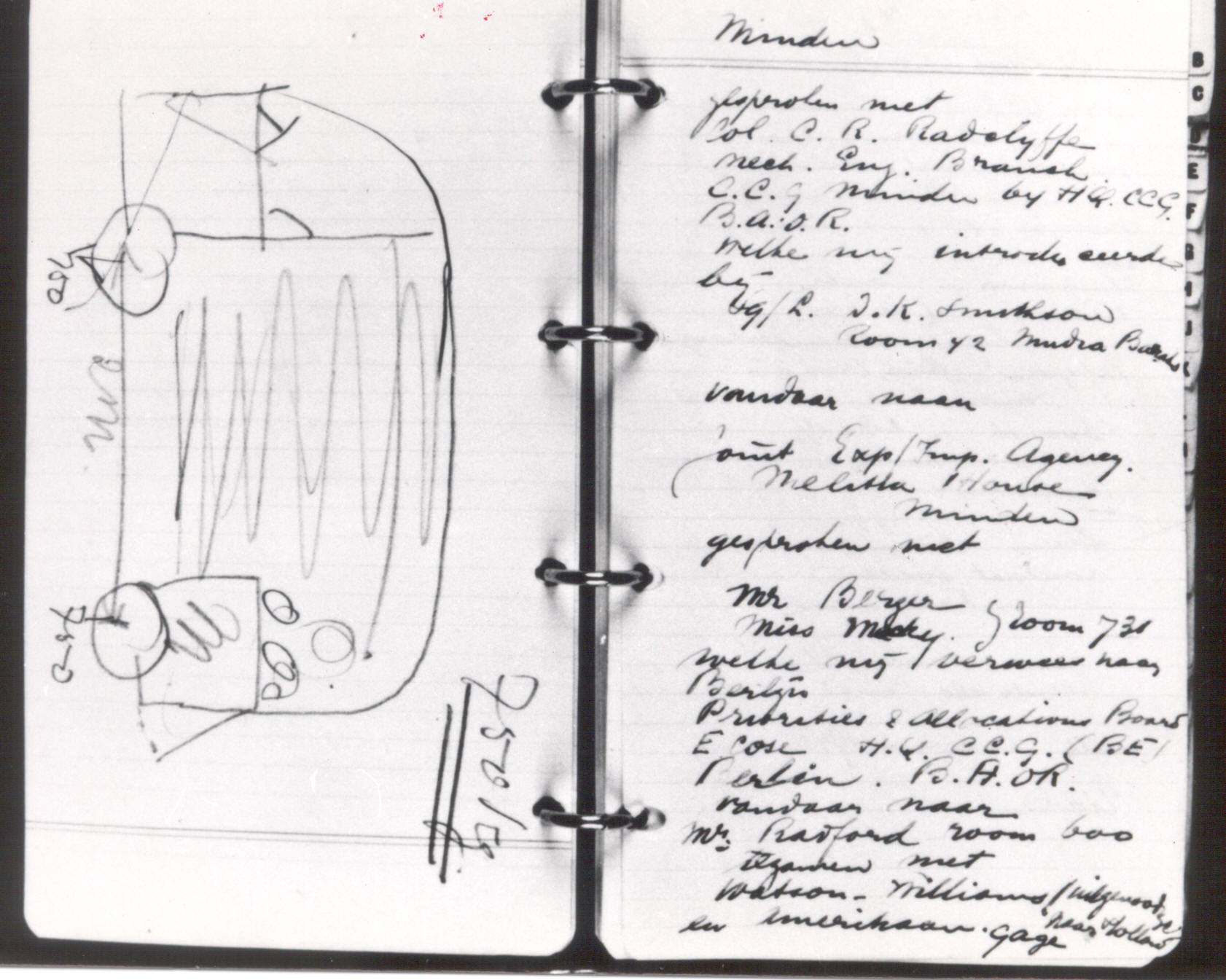 El bosquejo original de Ben Pon en 1947